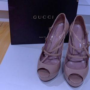 Nude Gucci Heels